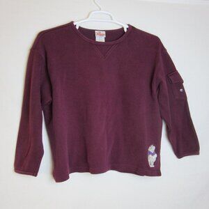 Winnie the Pooh Shirt The Disney Store Maroon Embroidered Women's Large